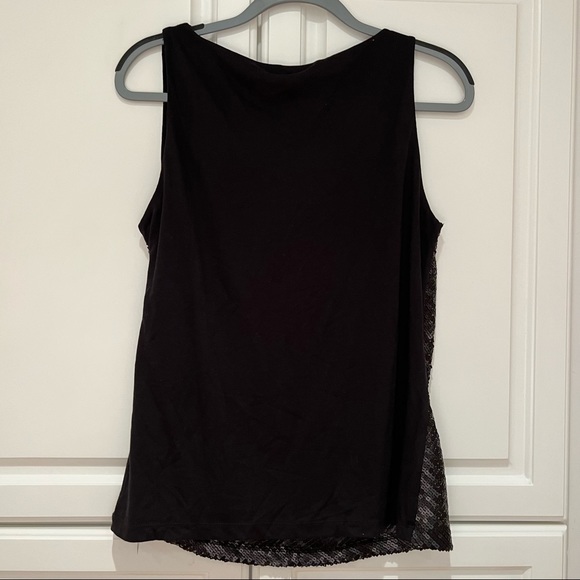 Talbots Sequin Top Cowl Neck Size Large Petite Holiday Party NWT - Picture 3 of 8